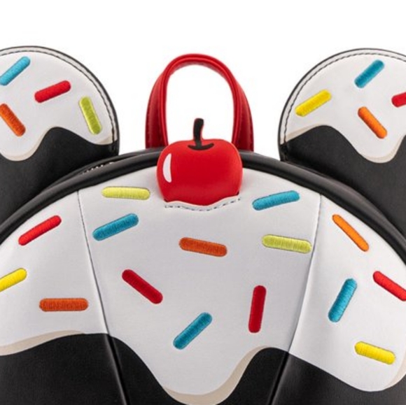 Price firm $ Loungefly Disney Mickey Mouse Sprinkle Cupcake Mini Backpack - Picture 4 of 9